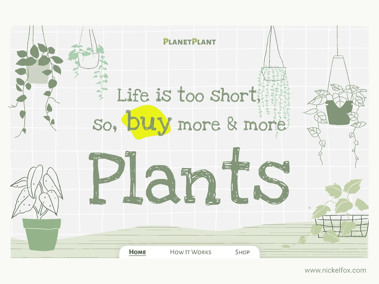 PlanetPlant for Figma and Adobe XD