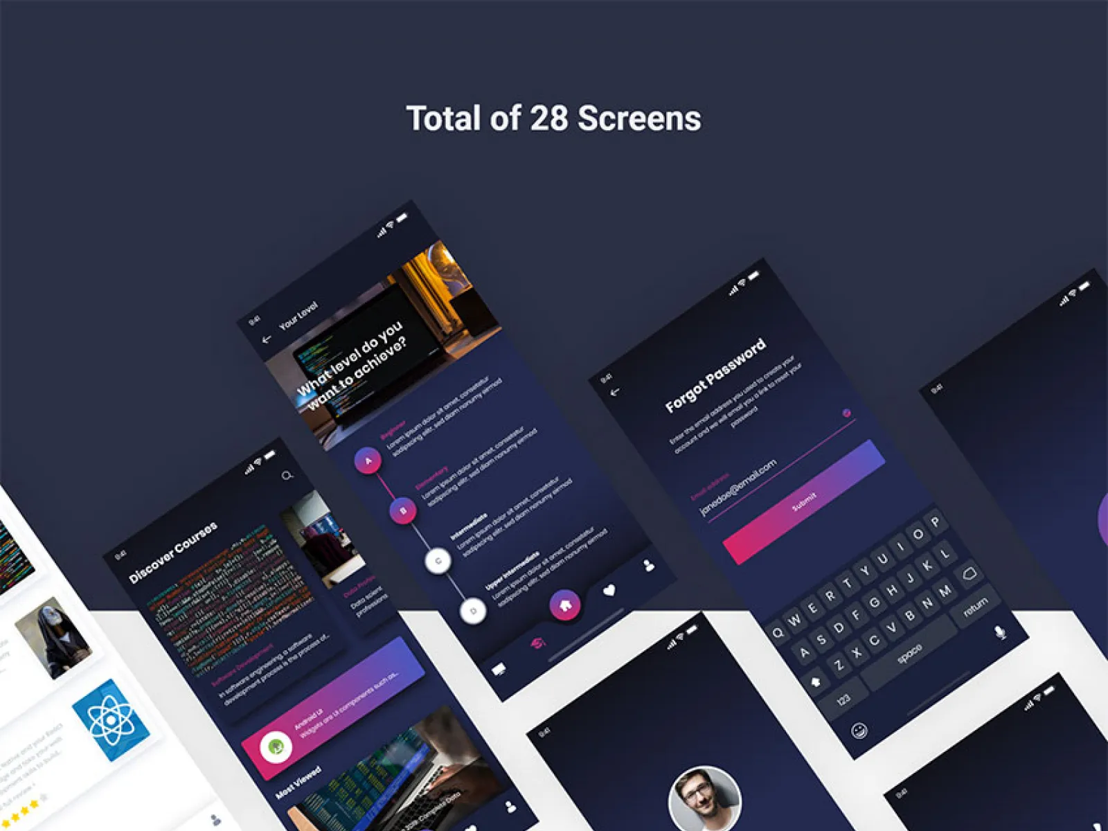 Plexus Online Courses  - Free Figma Template