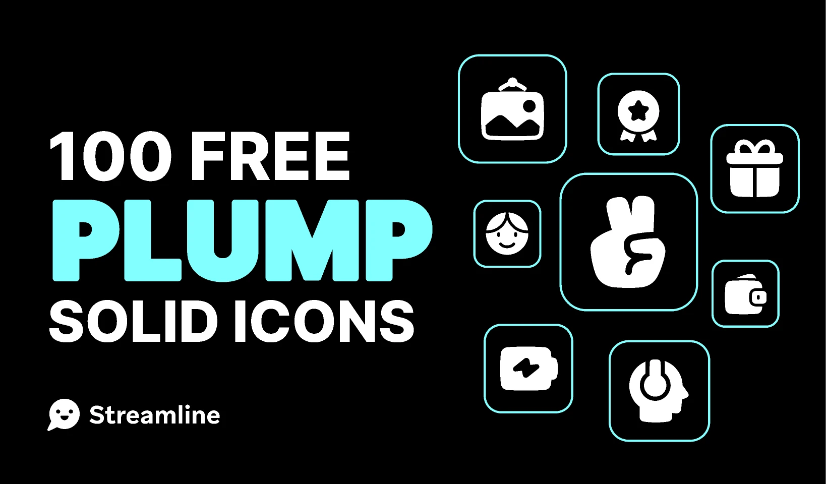 Plump Solid Free Icons for Figma and Adobe XD