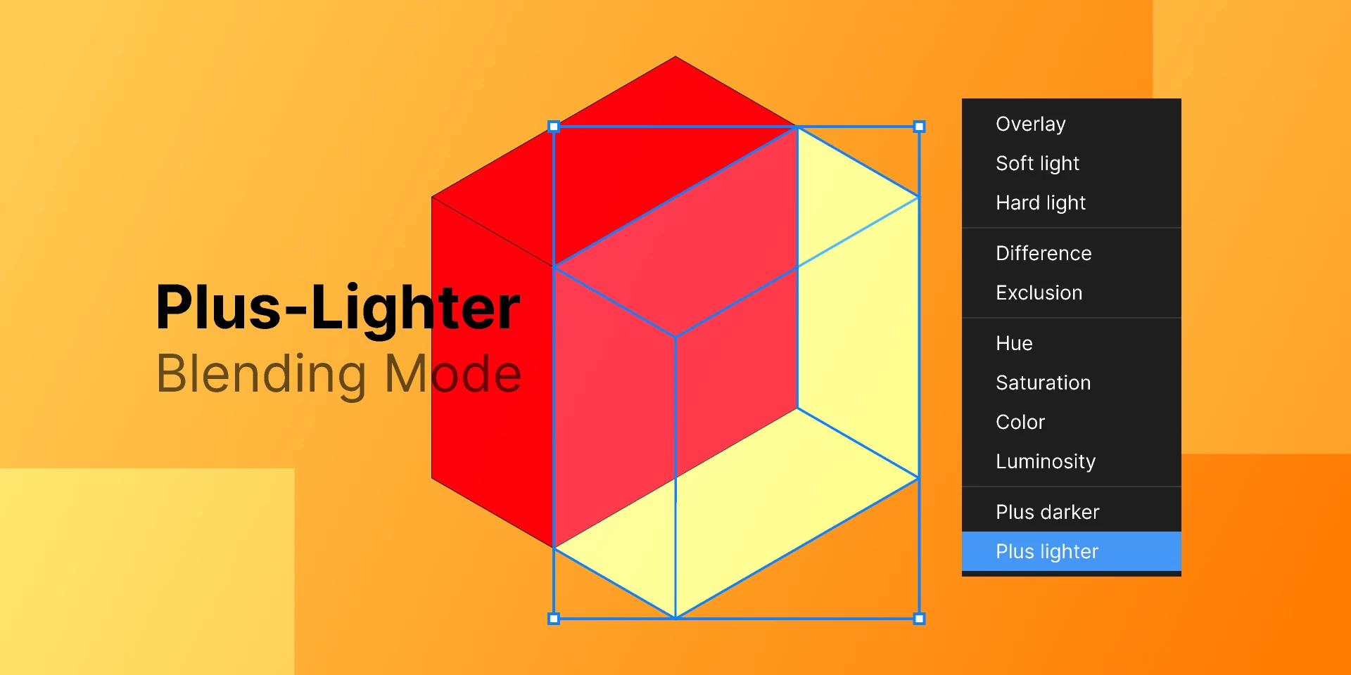 Plus-Lighter Blend Mode for Figma for Figma and Adobe XD
