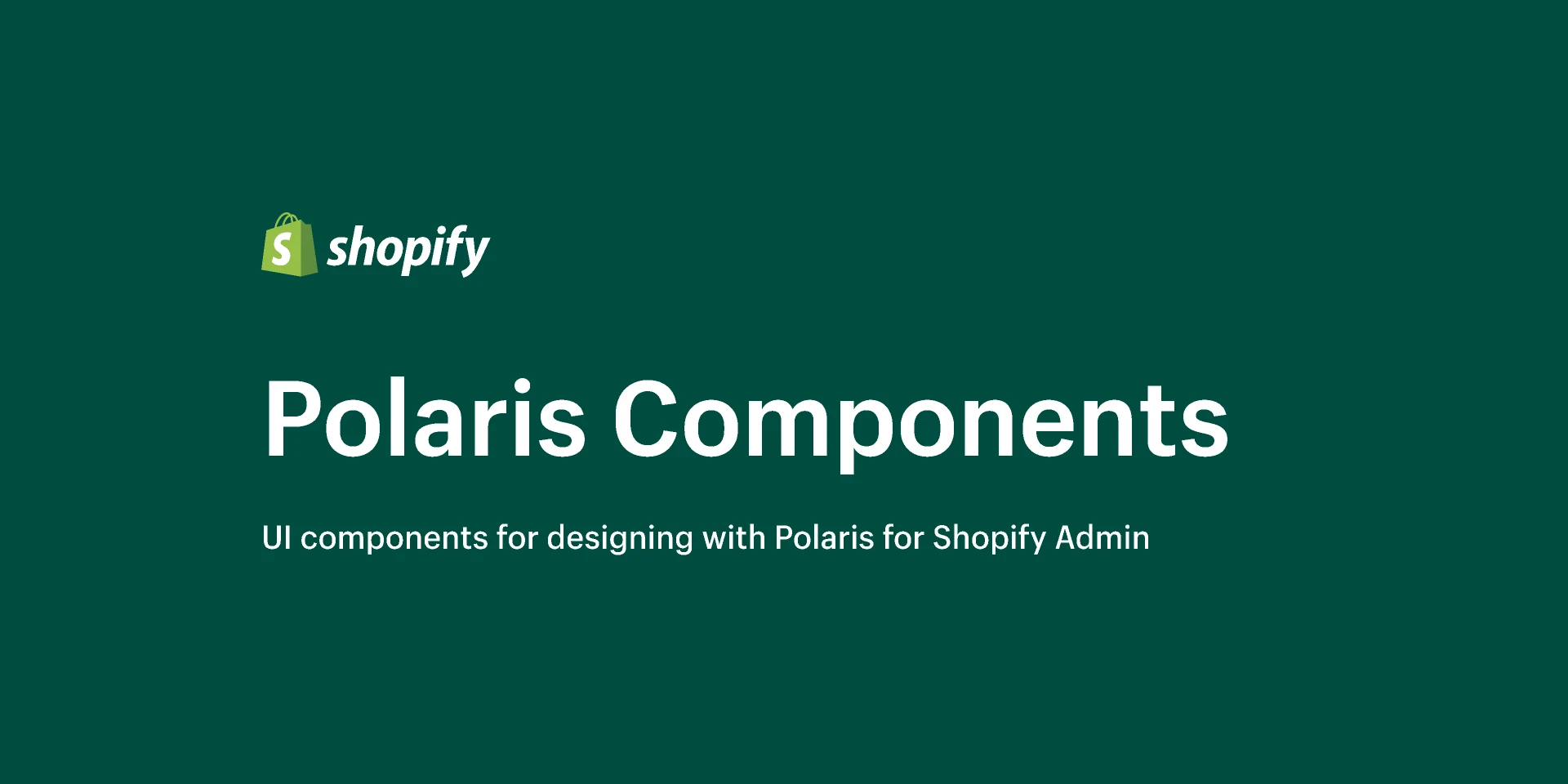 Polaris Components for Figma and Adobe XD