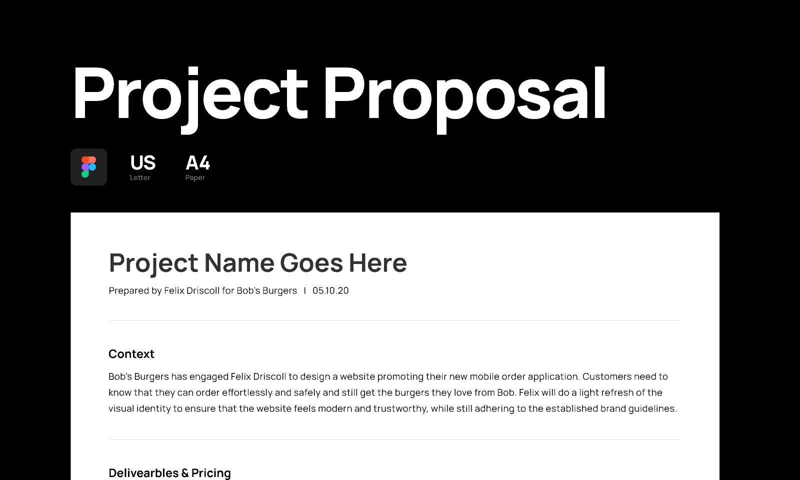 Project Proposal for Figma and Adobe XD
