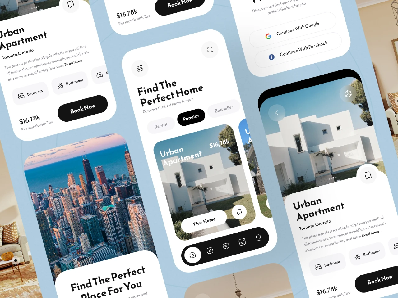 Real Estate App for Figma and Adobe XD