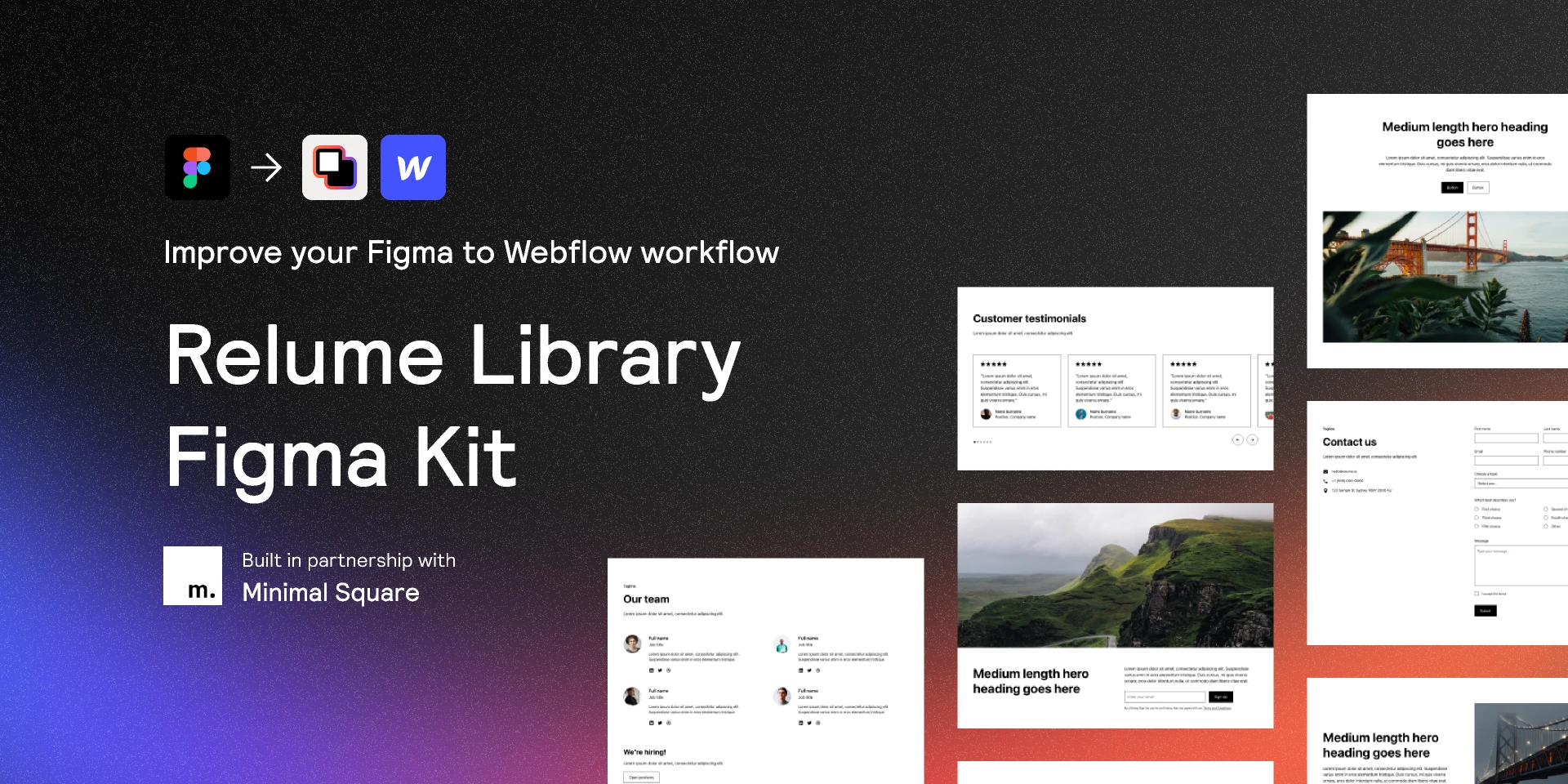 Relume Library Figma Kit (v1.11) for Figma and Adobe XD