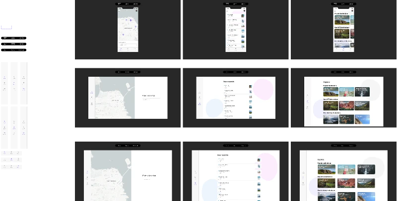 Responsive prototypes using smart animate for Figma and Adobe XD