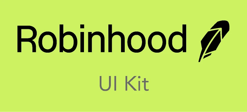 Robinhood UI for Figma and Adobe XD