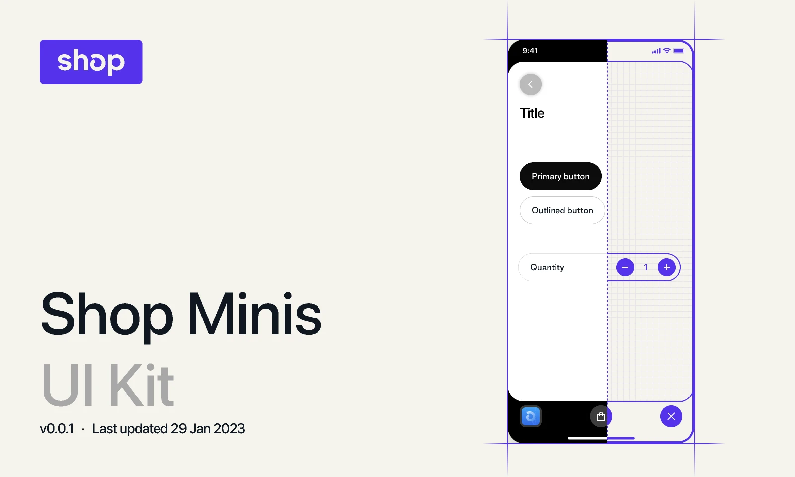 Shop Minis UI Kit for Figma and Adobe XD