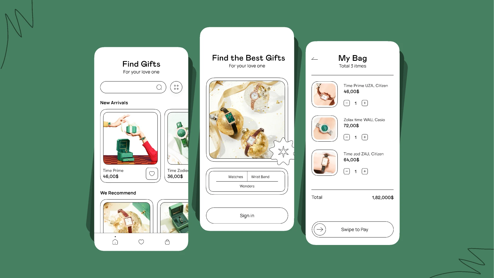 Shopping App for Figma and Adobe XD