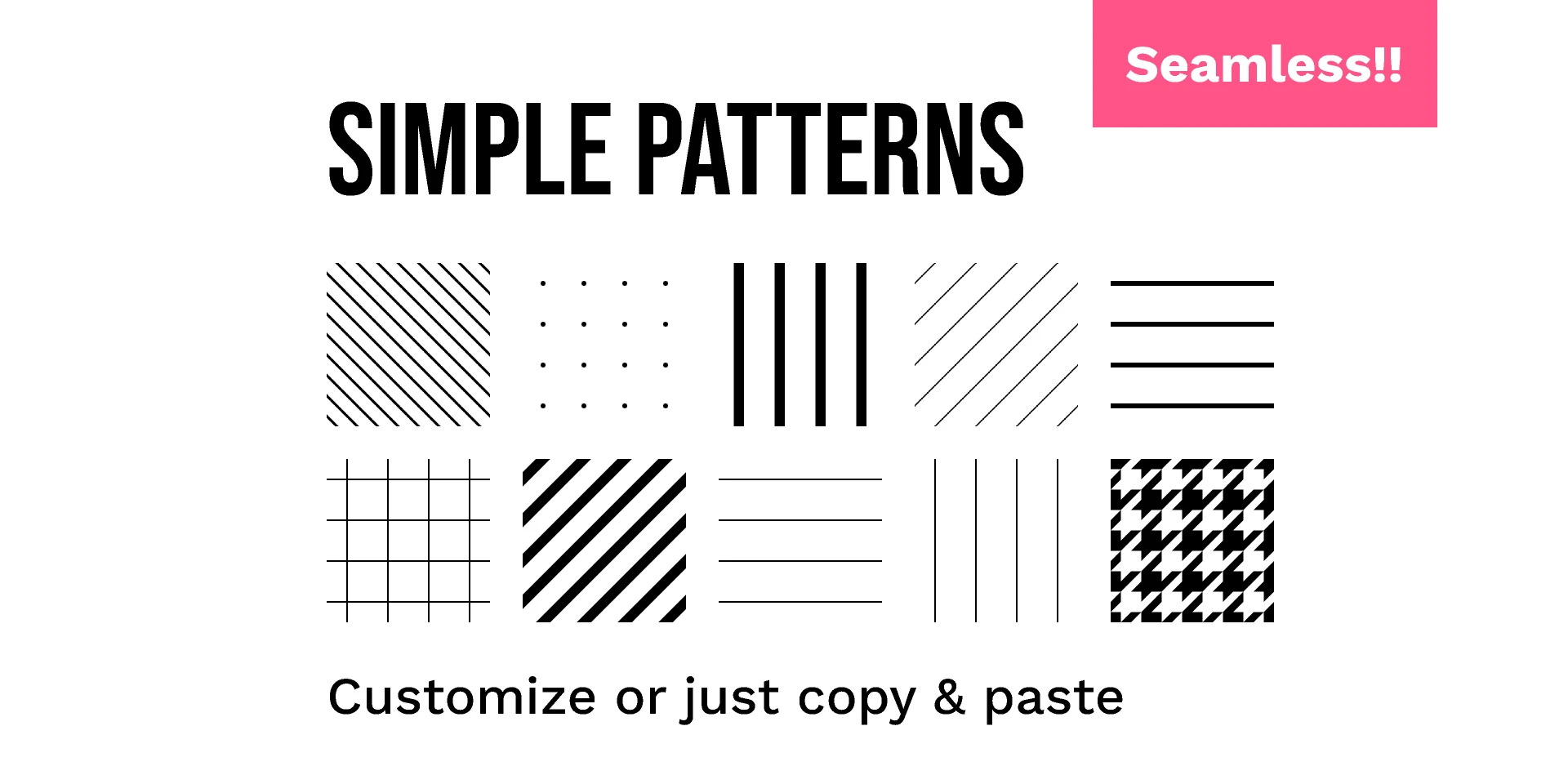 Simple Seamless Patterns for Figma and Adobe XD