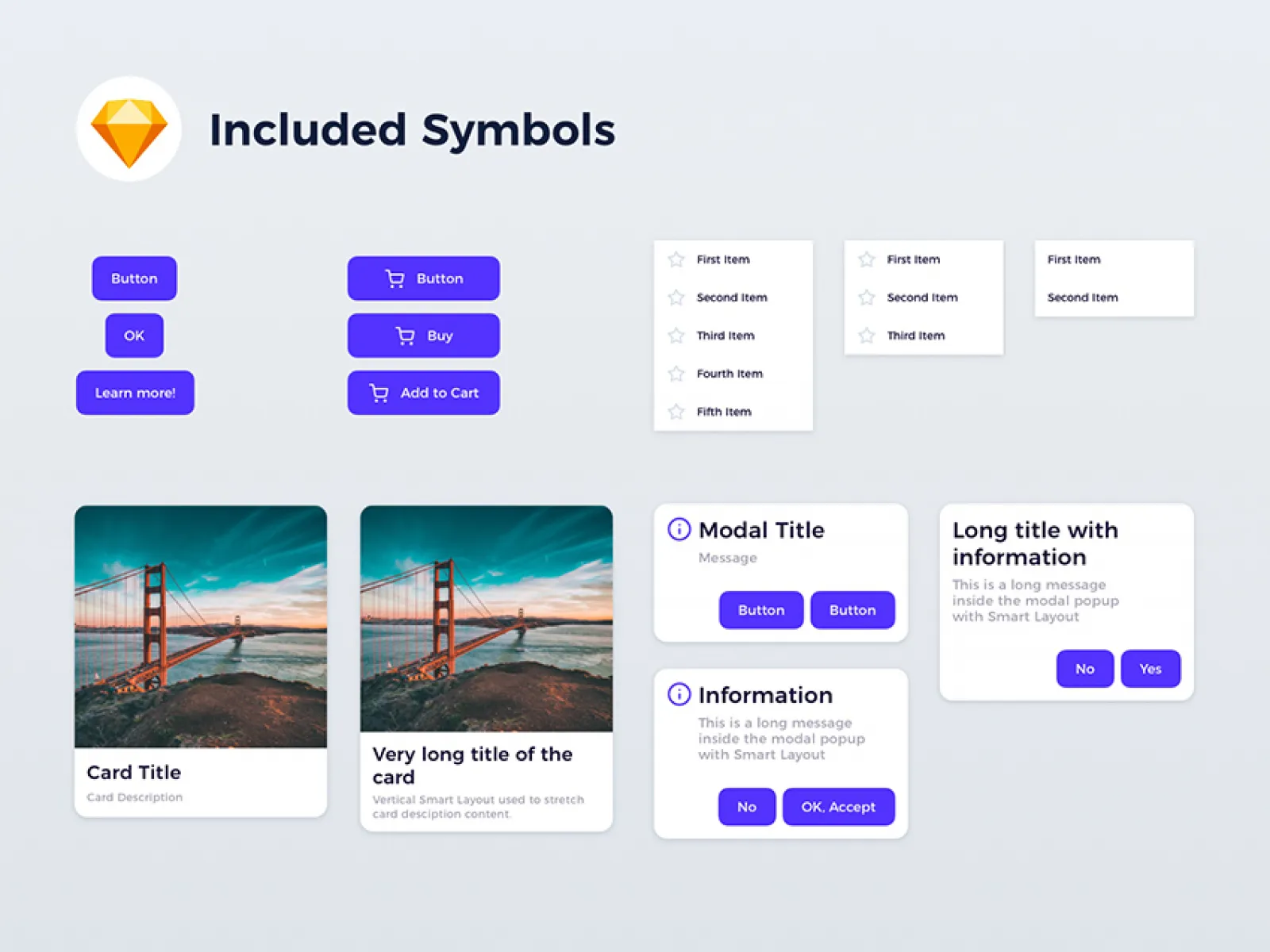 Sketch Smart Layout Kit  - Free Figma Template