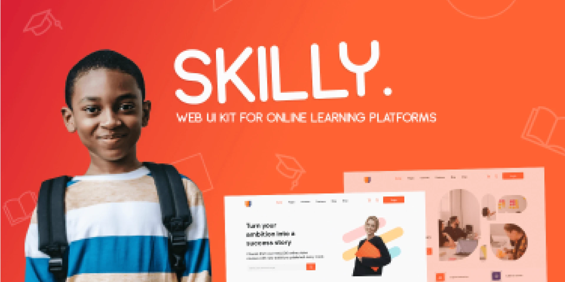Skilly - Learning web site for Figma and Adobe XD