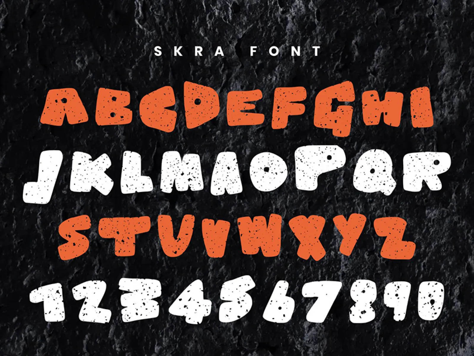 Skra  Decorative Free Font  - Free Figma Template