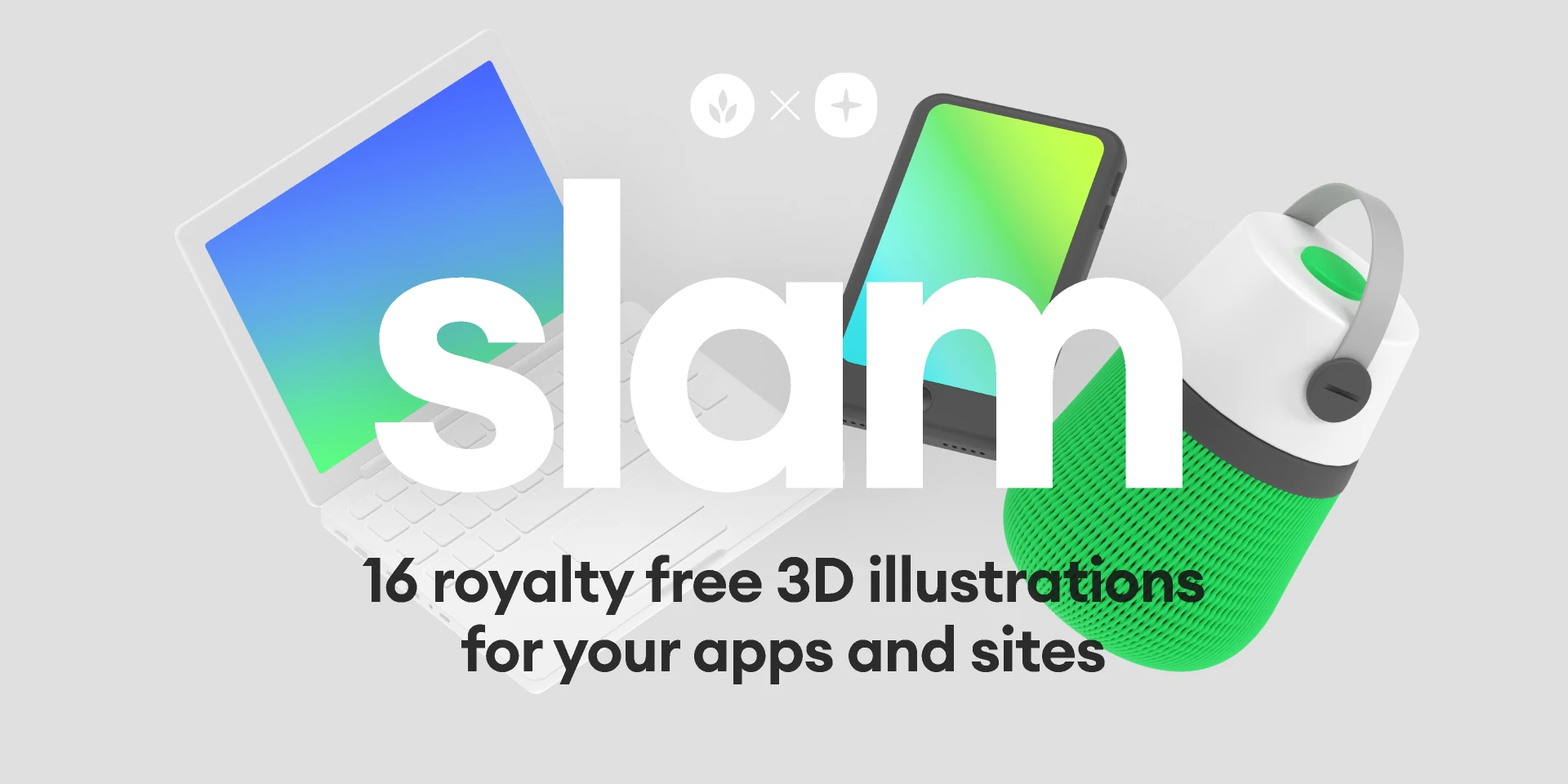 Slam Illustrations for Figma and Adobe XD