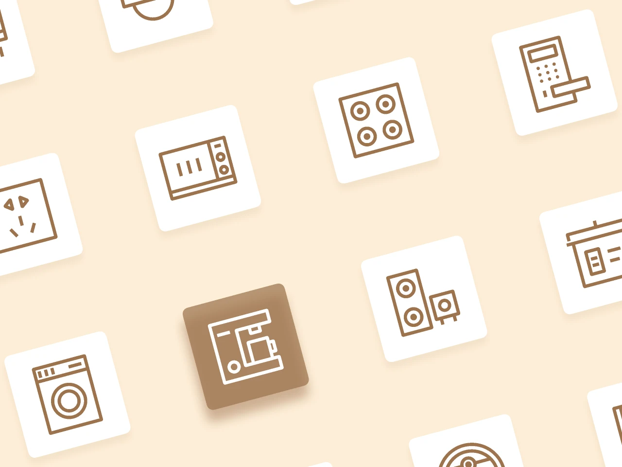 Smart Home icon for Figma and Adobe XD