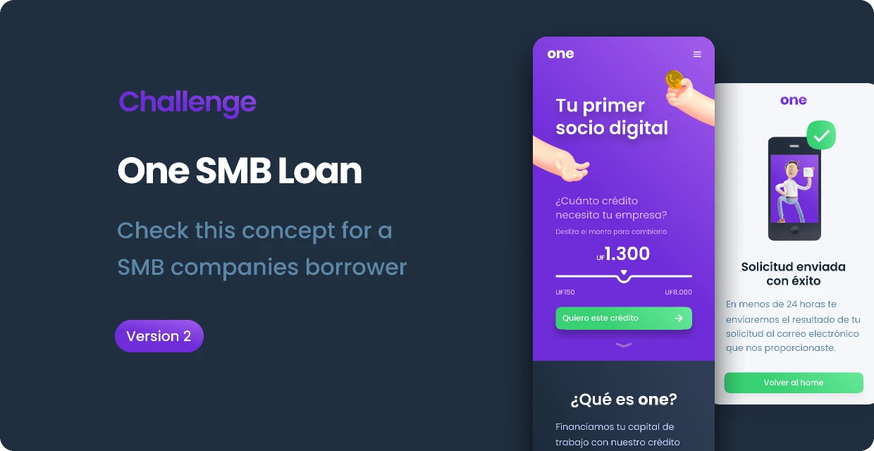 SMB Business Loan - One for Figma and Adobe XD