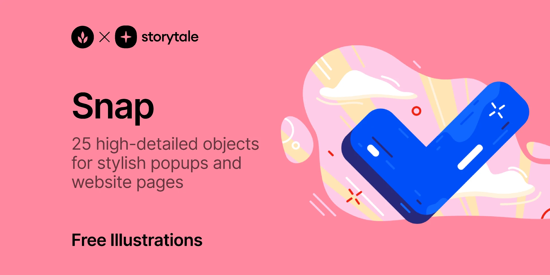 Snap Illustrations for Figma and Adobe XD
