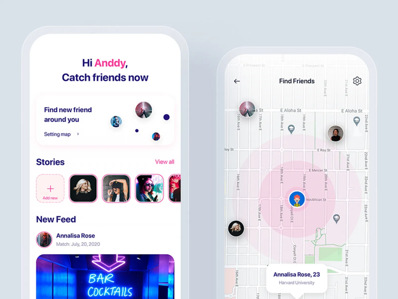 Social Dating App UI  - Free Figma Template