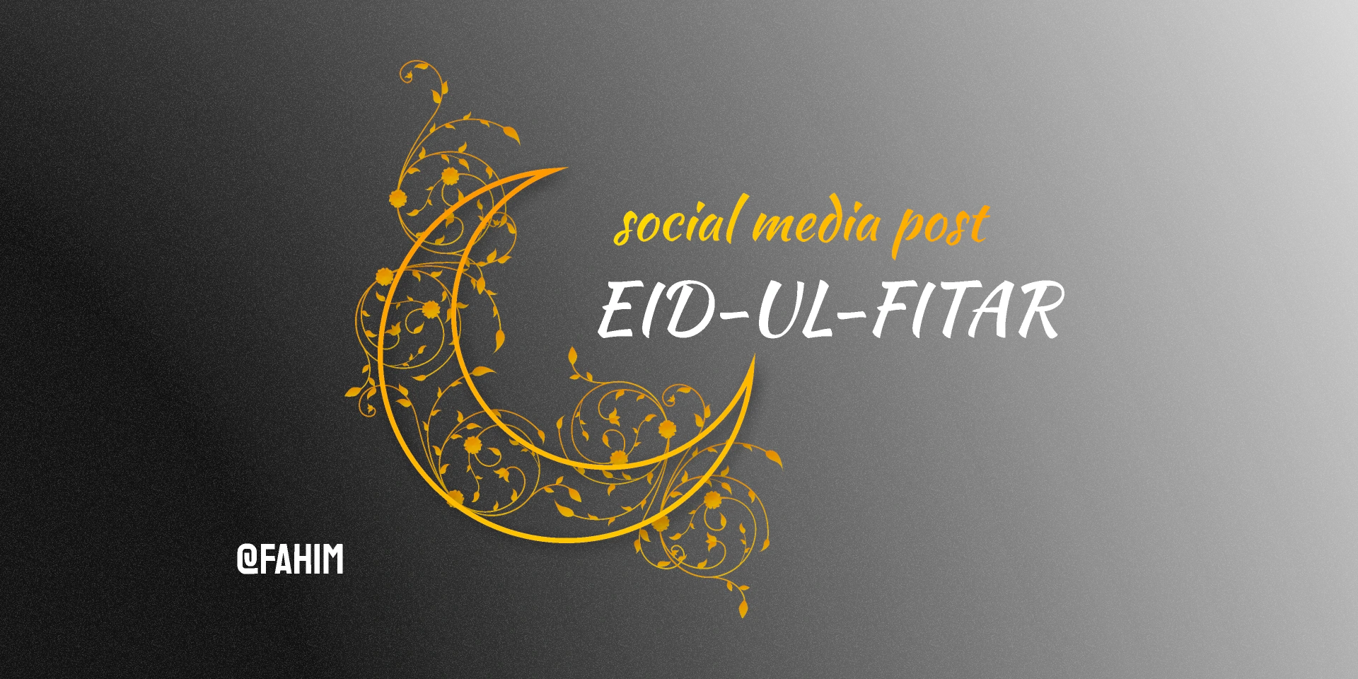 Social Media Template : Eid-Ul-Fitar for Figma and Adobe XD