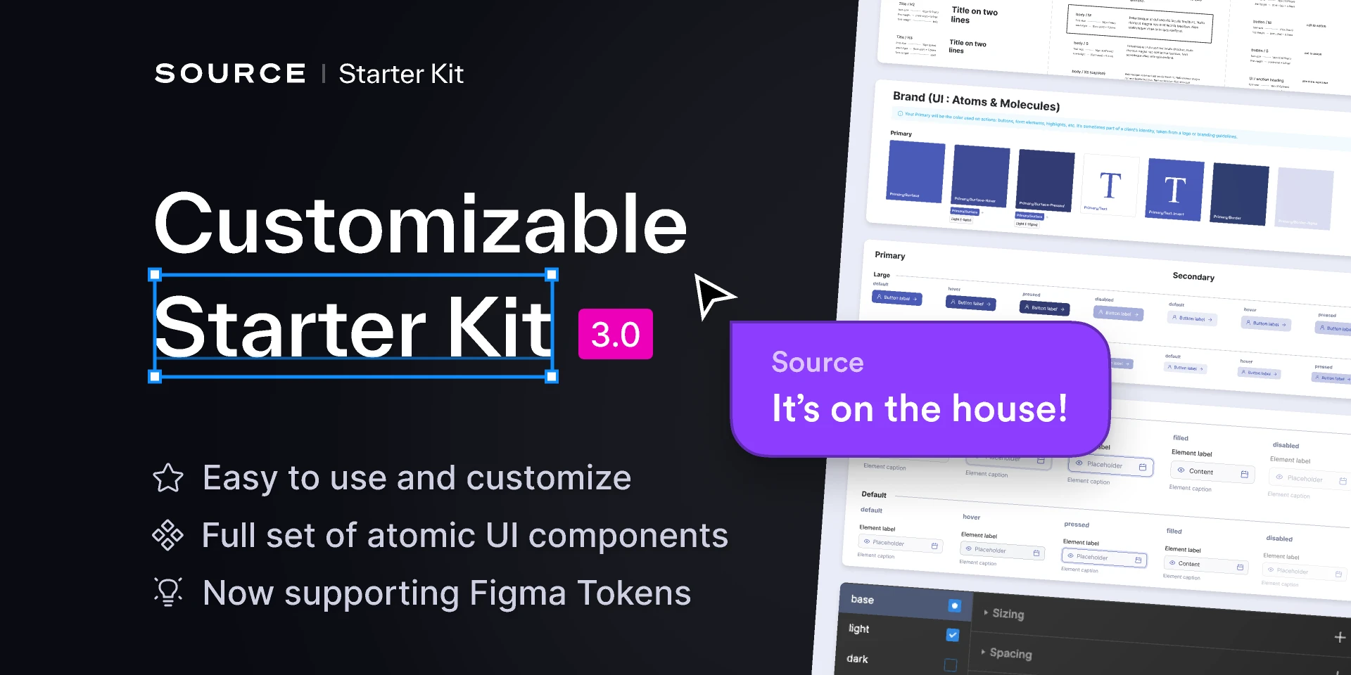 Source Starter Kit 3.0 for Figma and Adobe XD