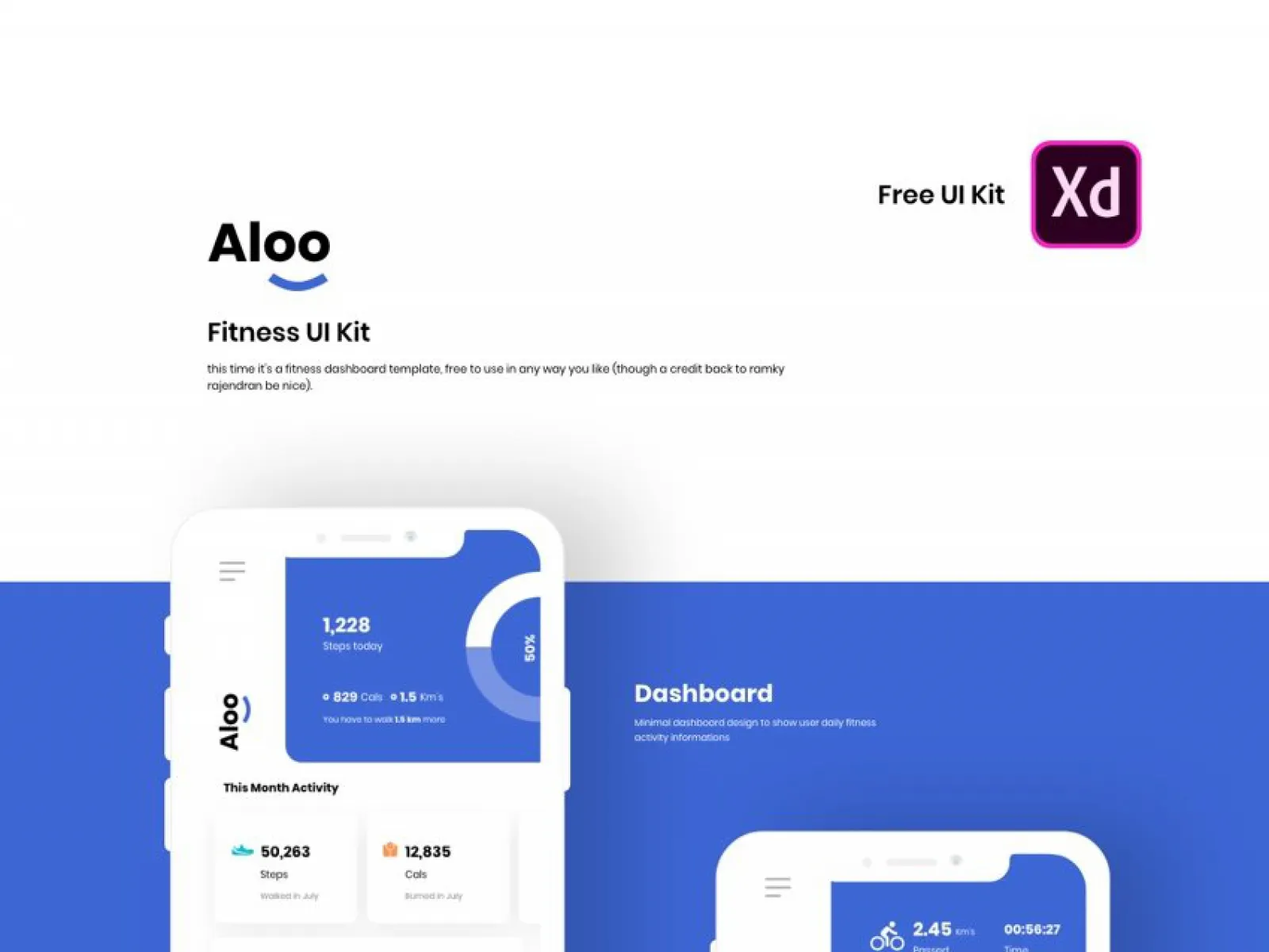 Sport Fitness App UI Kit  - Free Figma Template