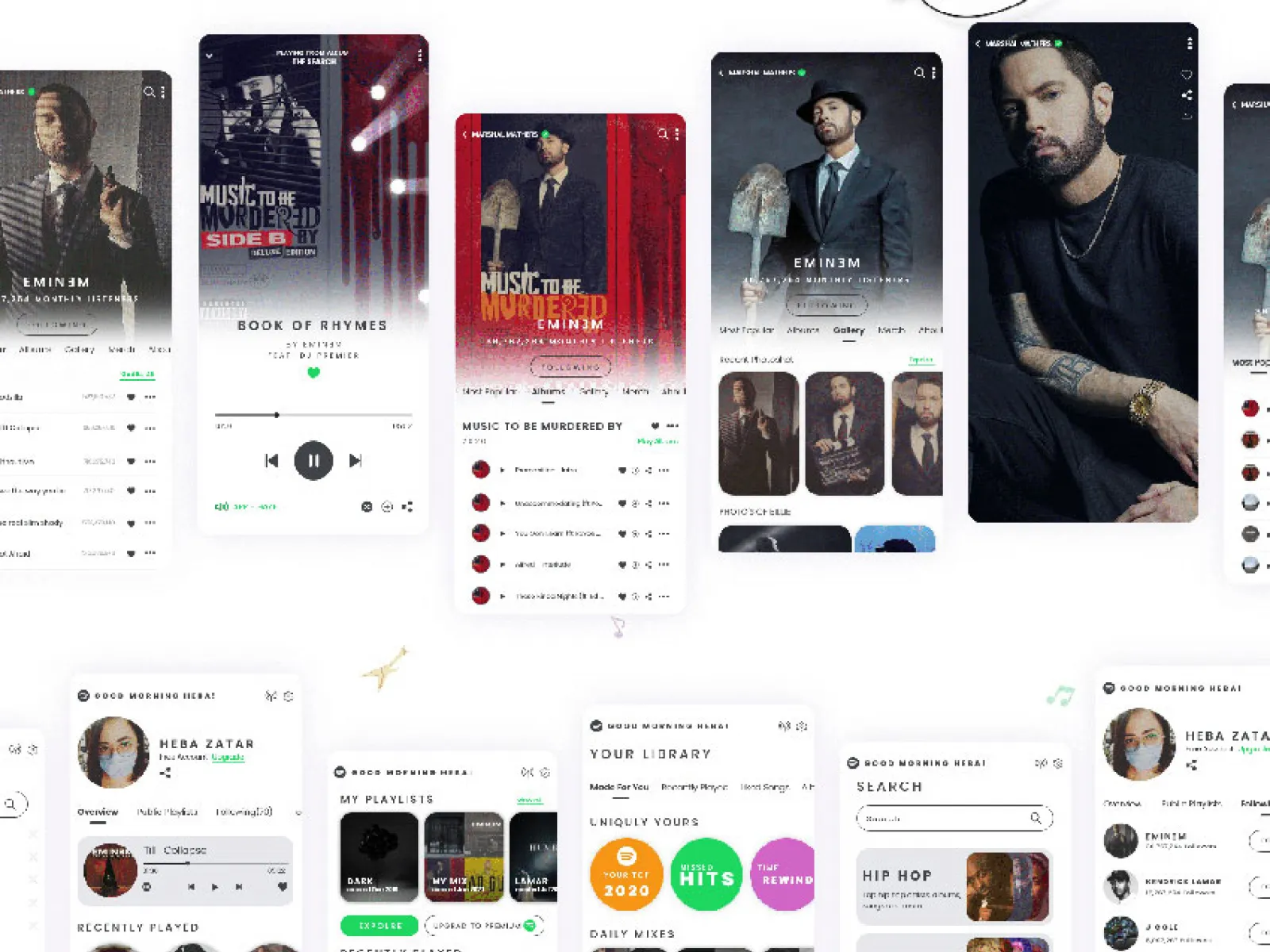 Spotify App Redesign  - Free Figma Template