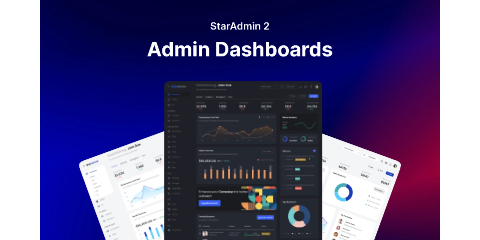 StarAdmin 2 ( Bootstrap Admin Dashboard ) for Figma and Adobe XD