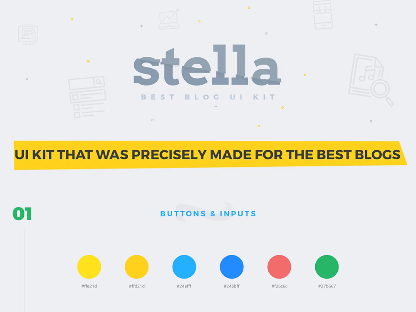 Stella Best Blog Free UI Kit  - Free Figma Template
