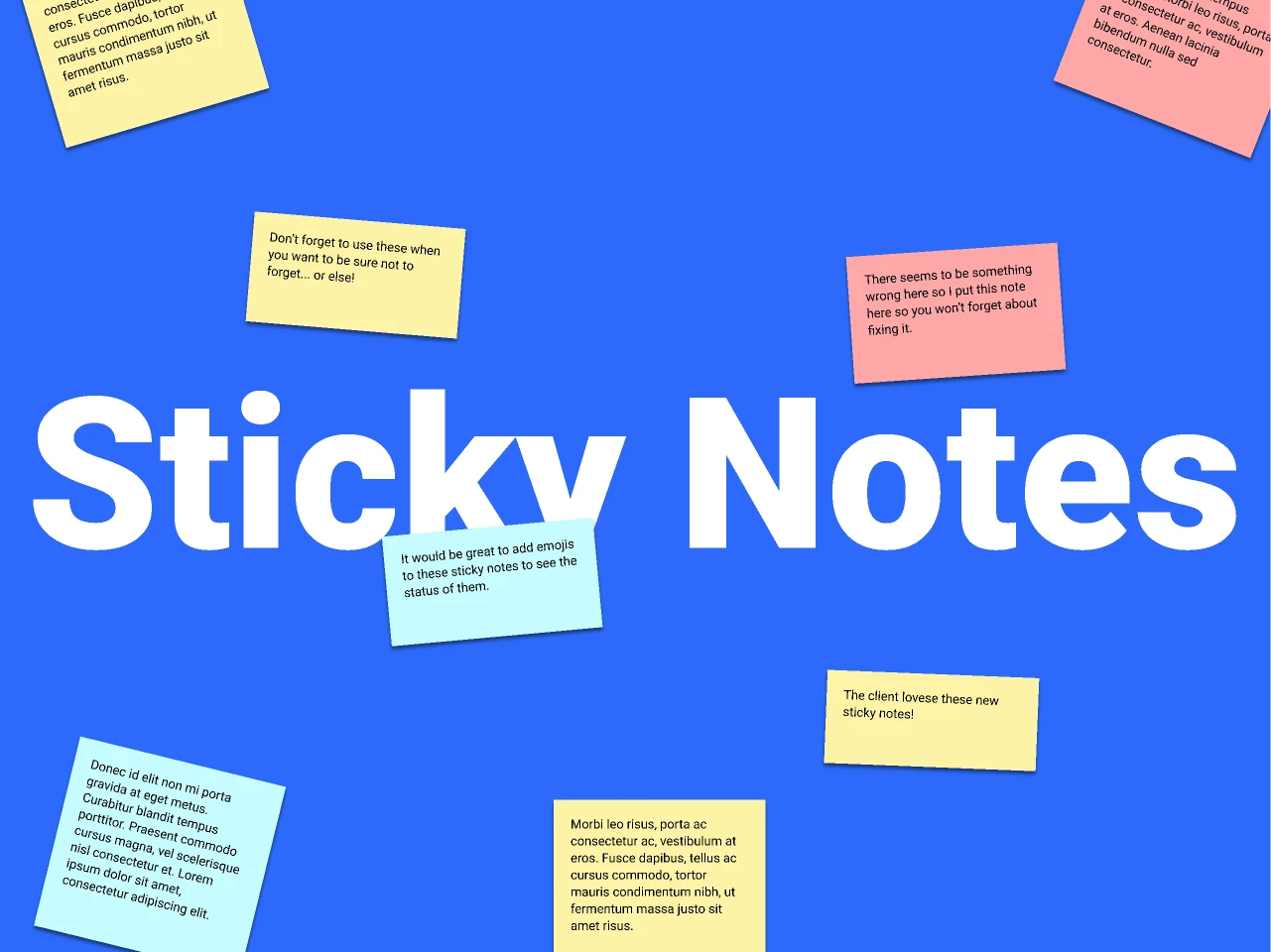 Sticky Notes for Figma and Adobe XD