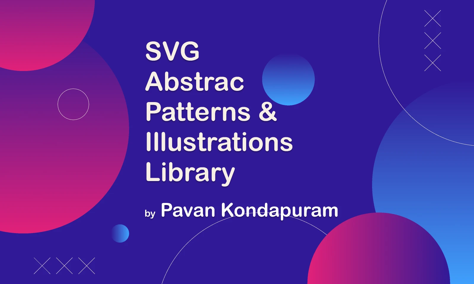 SVG Abstrac patterns & Illustrations for Figma and Adobe XD