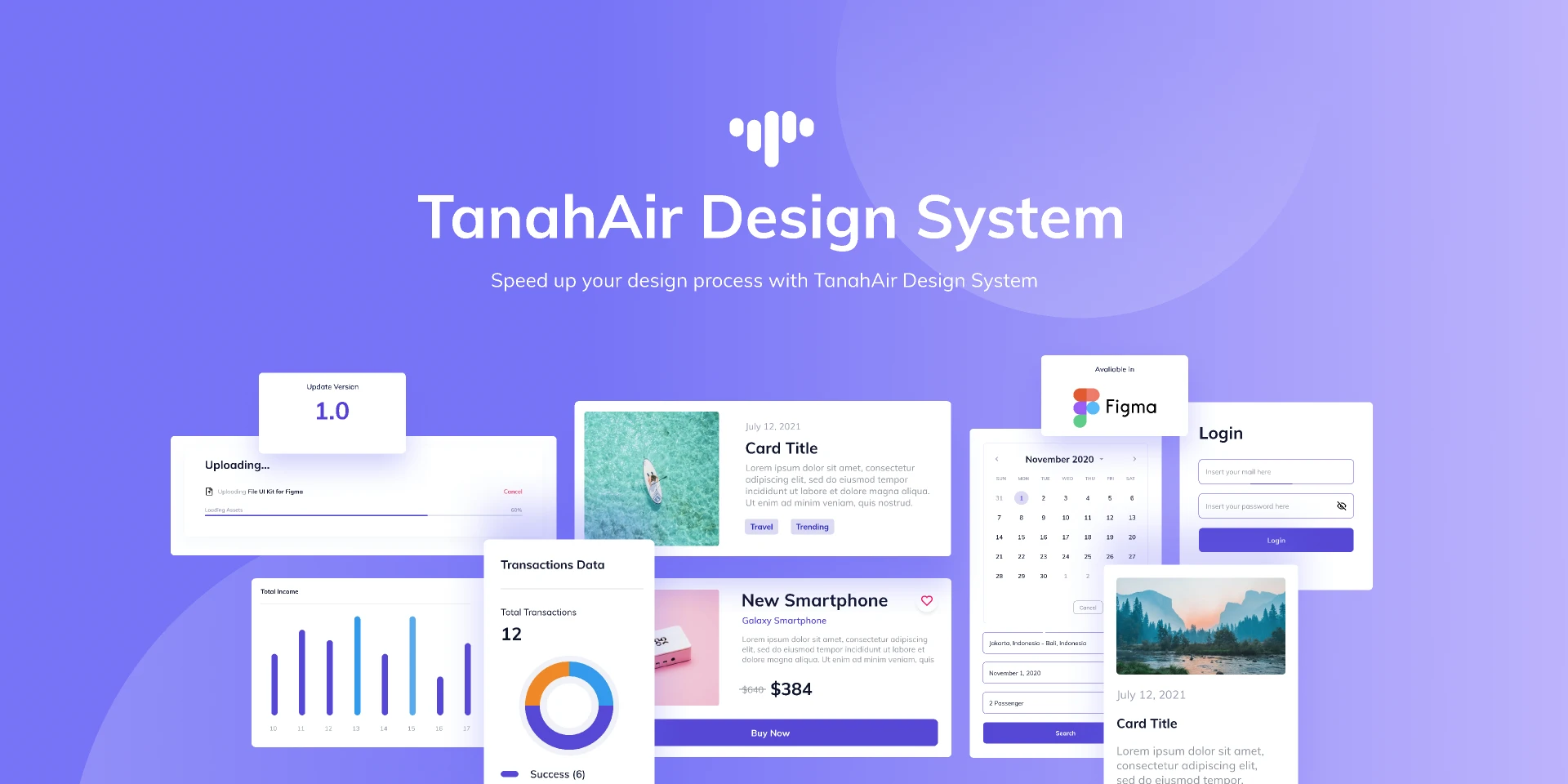 TanahAir Design System for Figma and Adobe XD