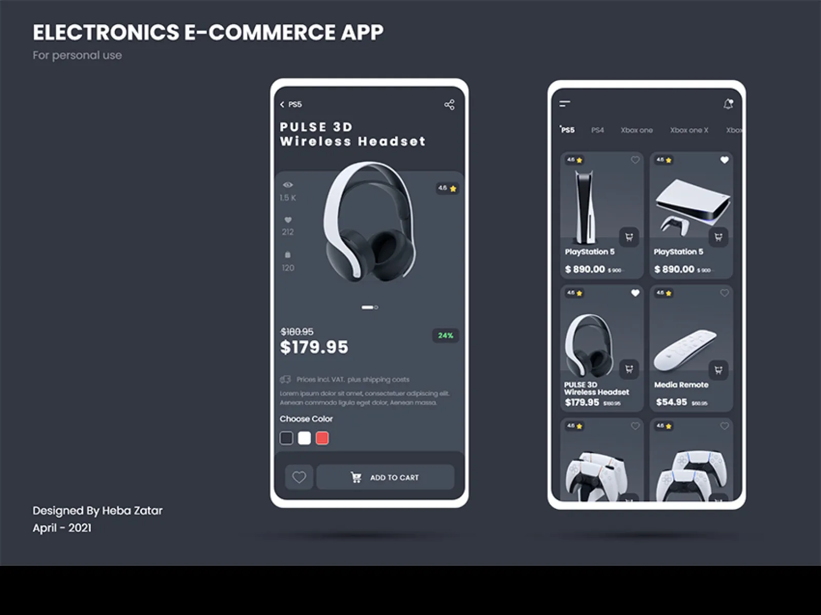 Tech E-commerce App  - Free Figma Template