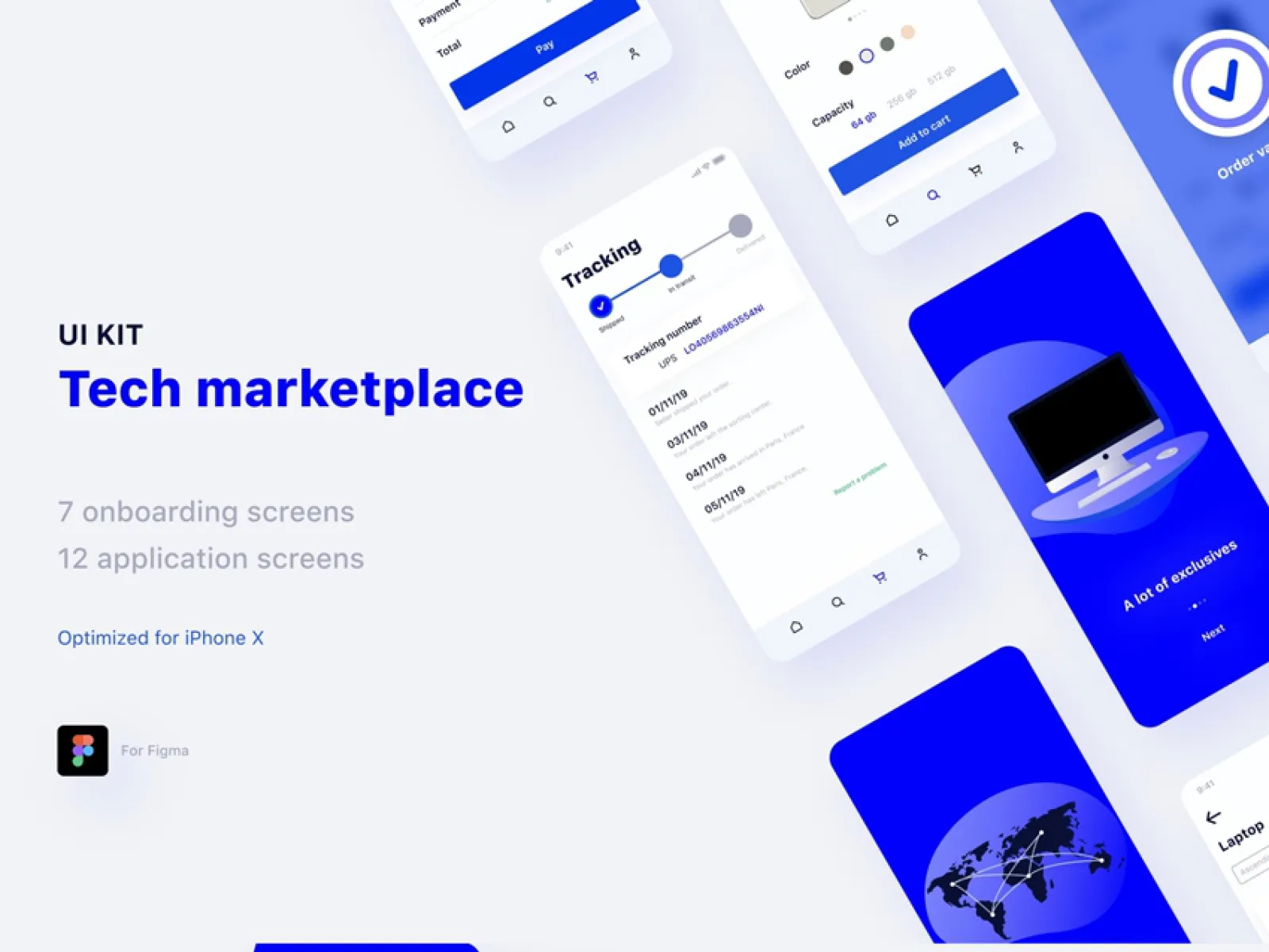 Tech Marketplace UI Kit  - Free Figma Template