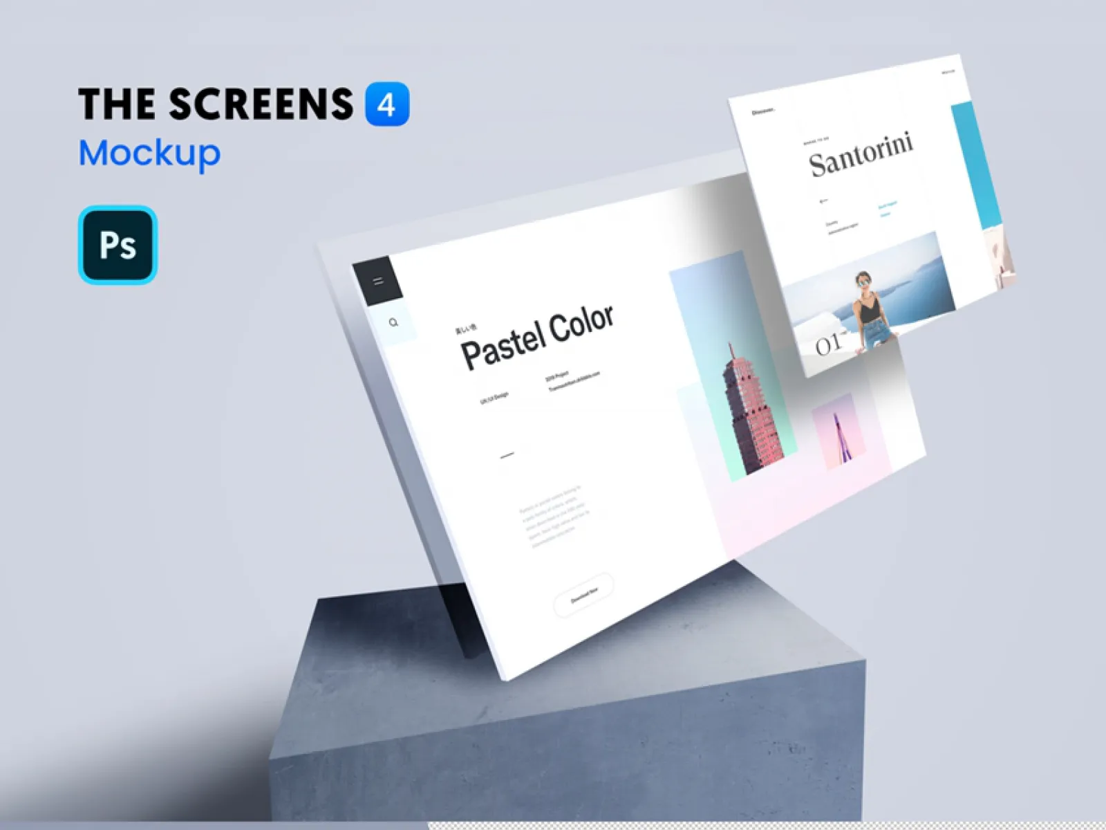 The Screens 4  - Free Figma Template