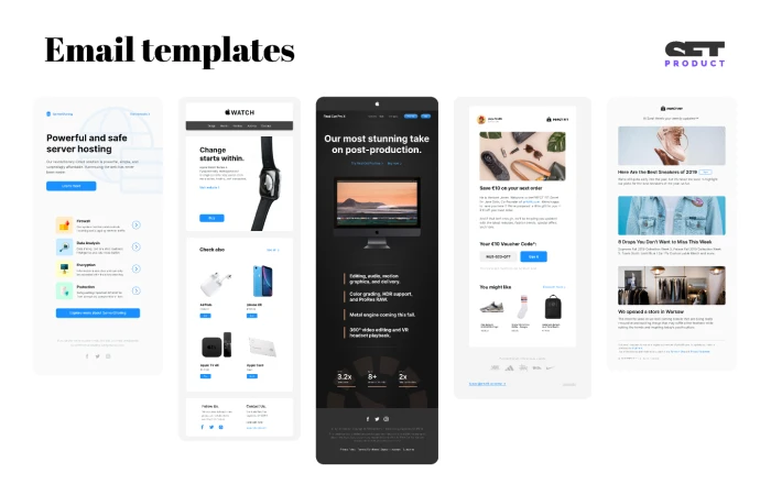  Email Templates  - Free Figma Template