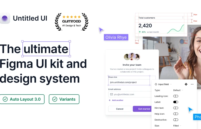 Untitled UI  FREE Figma UI kit and design system  - Free Figma Template