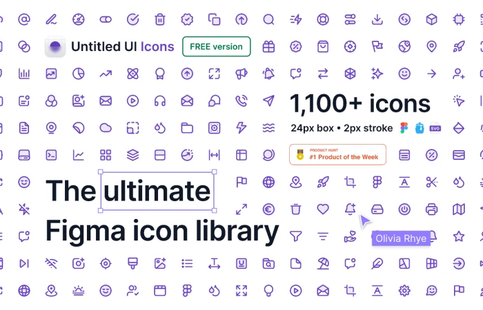 Untitled UI Icons  1,100+ FREE essential Figma icons  - Free Figma Template
