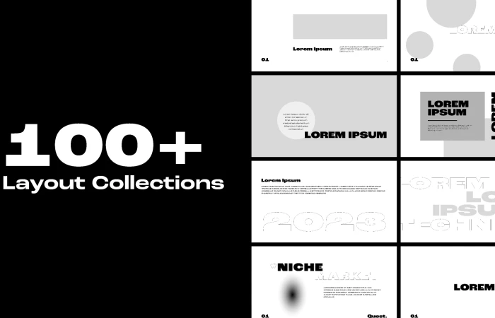 100+ Figma Page Layout Collection (Presentation, A4, A5)  - Free Figma Template