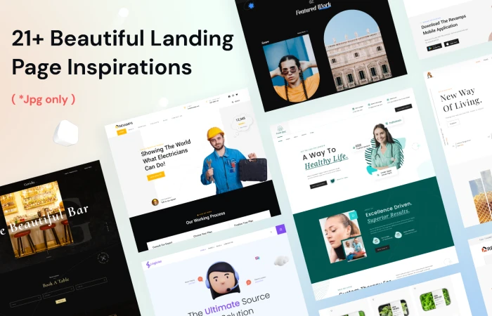 21+ Premium Landing Pages  - Free Figma Template