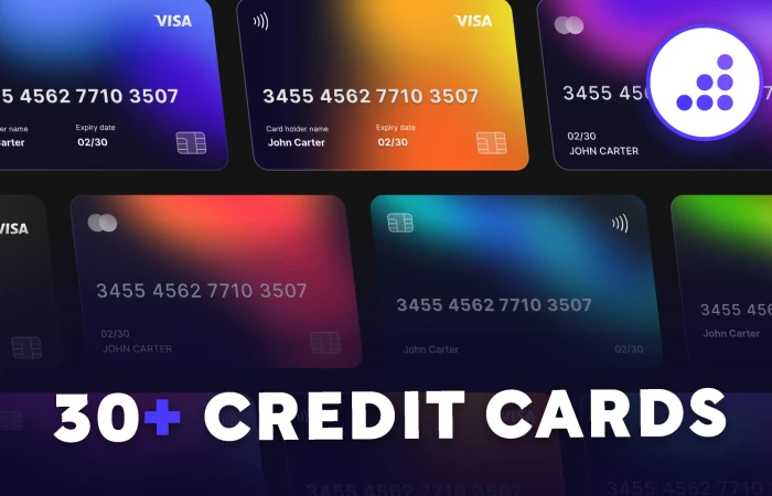 30+ Credit Card Designs | BRIX Templates  - Free Figma Template