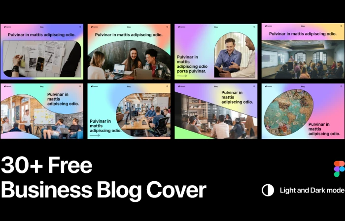30+ Free Business Blog Cover  - Free Figma Template