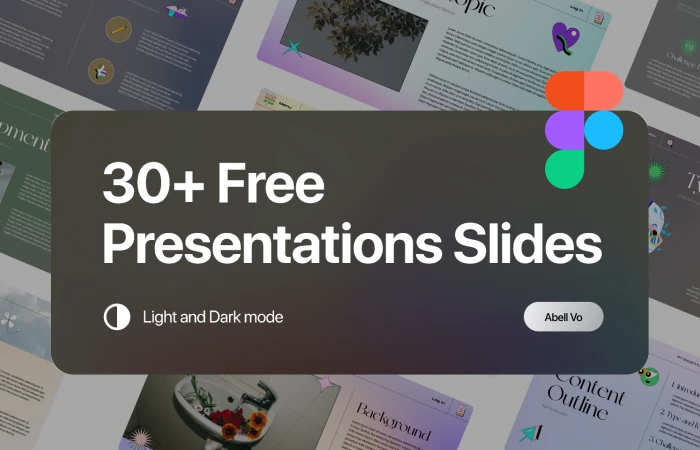 30+ Free Presentation Slides  - Free Figma Template