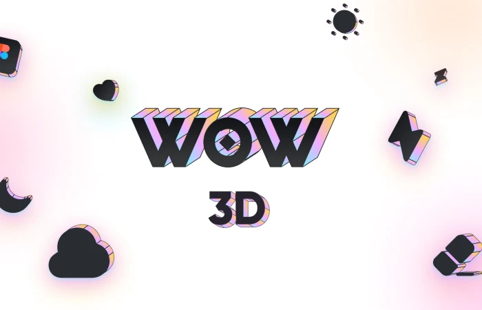 3D effect  - Free Figma Template