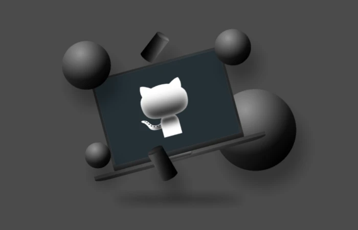 3D Github Logo Wallpaper  - Free Figma Template