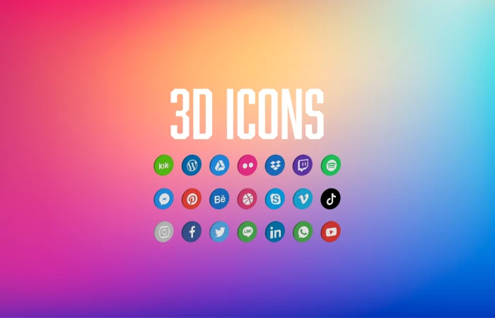 3d Icons  - Free Figma Template