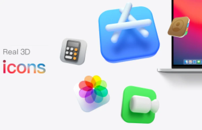 3D IOS App Icons  - Free Figma Template