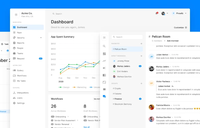 5 Dashboard Pages Free (Echotemplate)  - Free Figma Template