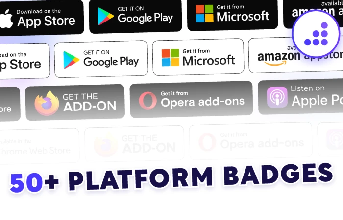 50+ Download Platform Badges | BRIX Templates  - Free Figma Template