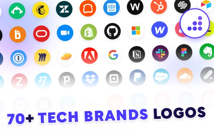 70+ Tech Brands Logos | BRIX Templates  - Free Figma Template