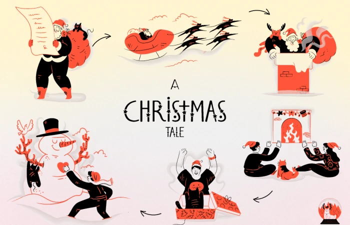 A Christmas Tale  - Free Figma Template