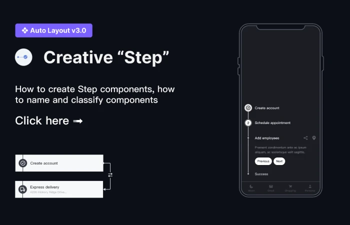 About Step   - Free Figma Template
